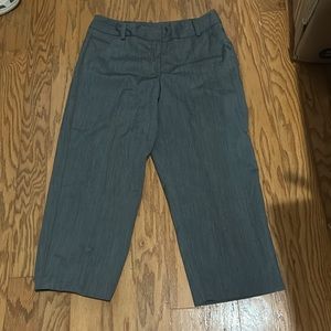 Worthington Women’s Modern Fit Black and White Polka Dot Capris Dress Pants 6